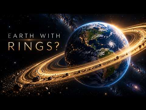 Video thumbnail: What If Earth Had Rings Like Saturn? | A Calm Journey Under a Ringed Sky – The Sky Rewritten